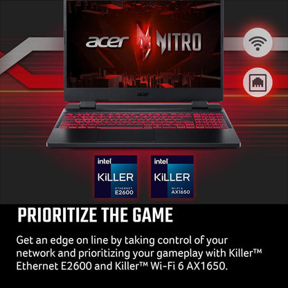 Nitro 5 Gaming Laptop, 15.6" FHD IPS 144Hz Display, 12Th Gen Intel 12-Core I5-12500H, Geforce RTX 3050, 64GB RAM, 2TB SSD, Thunderbolt 4, Backlit Keyboard, Wifi6, Mytrix HDMI Cable, Win 11 Pro