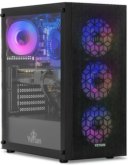 Yumi Gaming Desktop, AMD Ryzen 5 5600X, B550 Wi-Fi CEC (ASUS), Geforce RTX 4060 8GB (ASUS), 16GB DDR4 3200 Mhz, 1TB Nvme Gen 3, Windows 11 Home, YPA-YU560XB-4601U